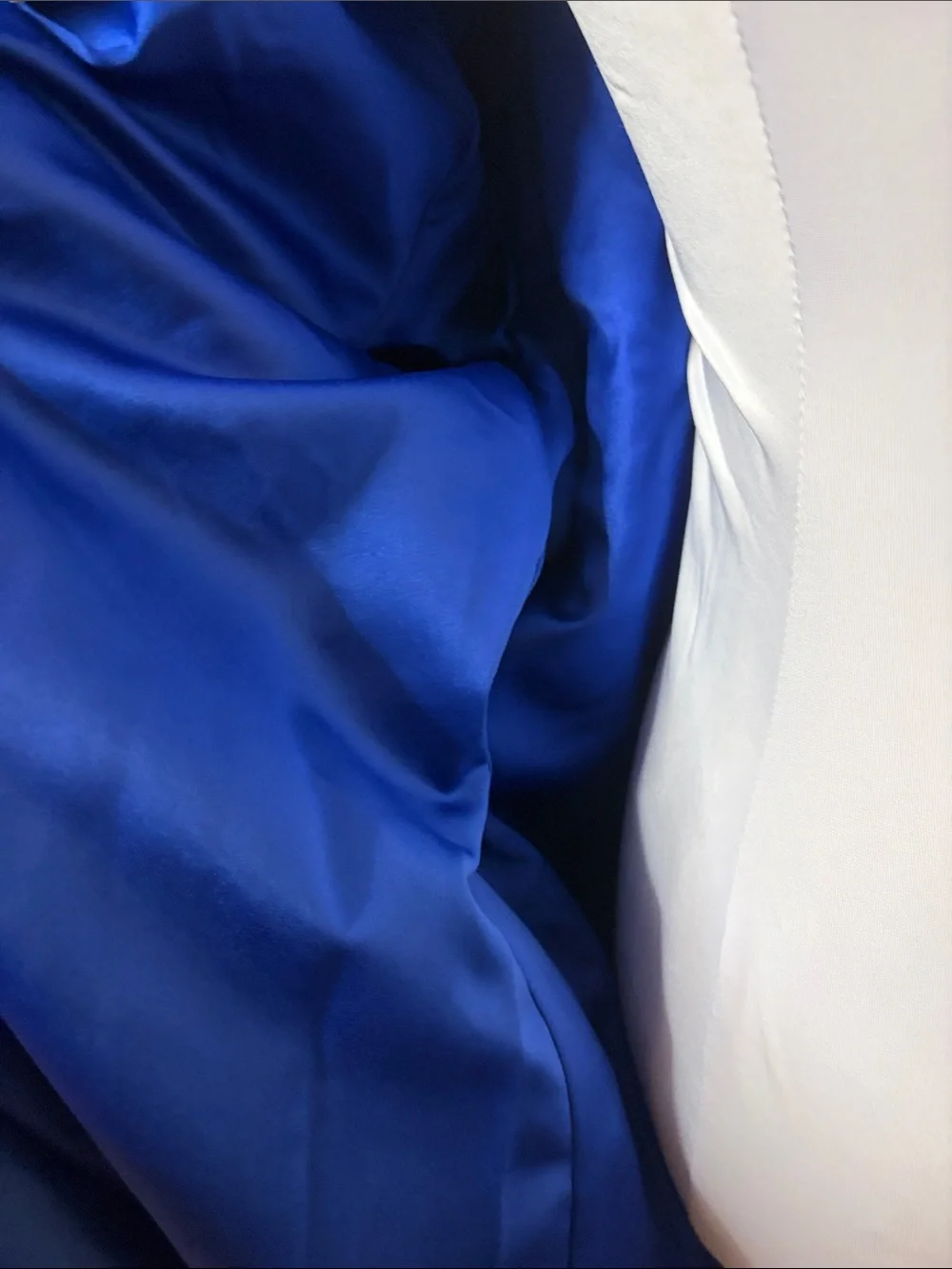 BCBGeneration Royal Blue Long Bouclé Coat - Picture 8 of 13